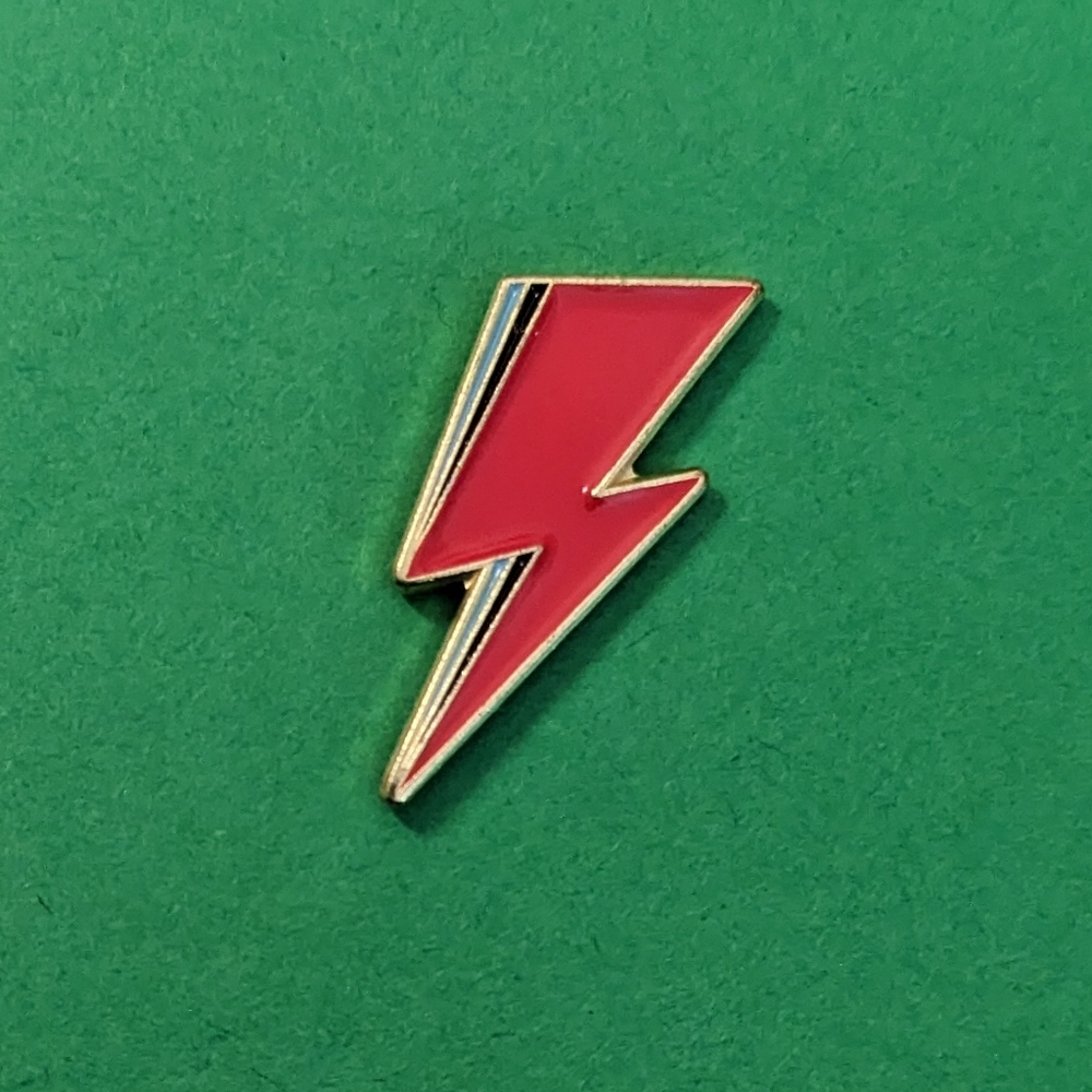 David Bowie / Ziggy Stardust enamel pin